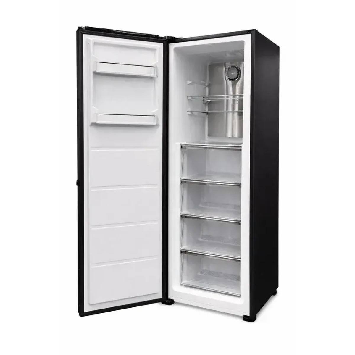 nextnorm nn282-1dvk-b – luxe nofrost vrieskast 282l | modern | black design