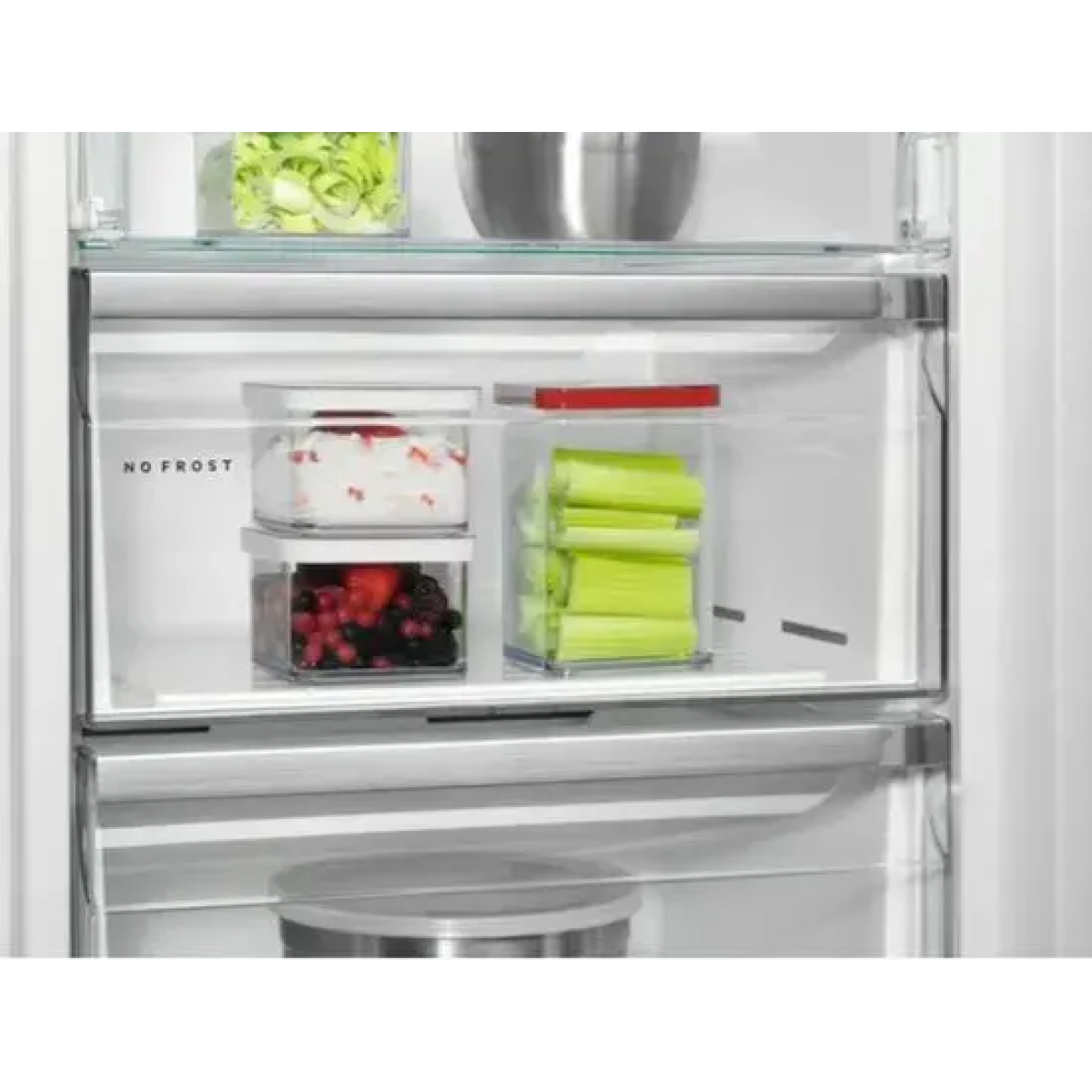 nextnorm nn282-1dvk-b – luxe nofrost vrieskast 282l | modern | black design