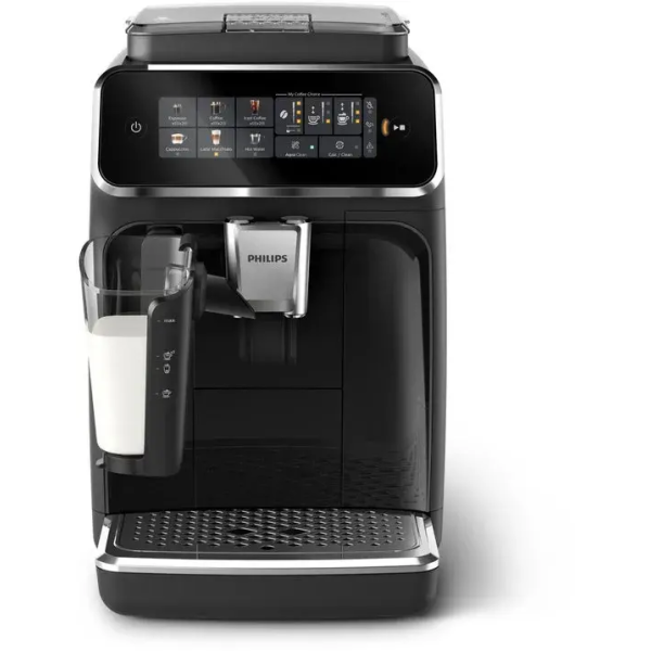 Philips 3300 Series LatteGo EP3341/50 - Espressomachine - 5 Soorten Koffie + Heet Water - Zwart / Chroom - + AquaClean Filter