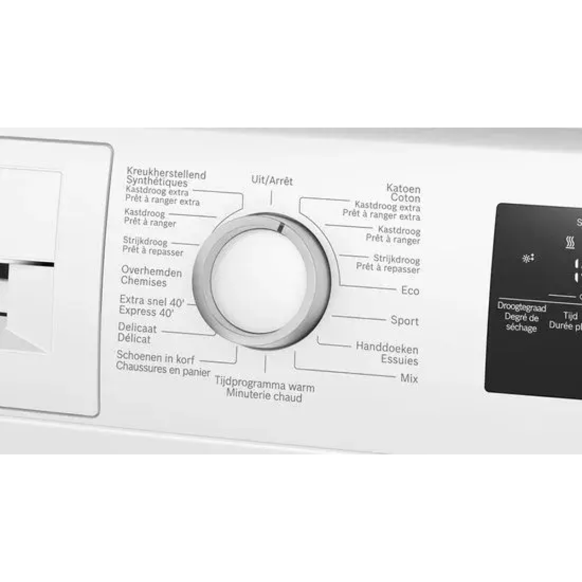 8 kg, 119kwh/100, 3:25h, 62db, easy clean filter, auto dry, wit