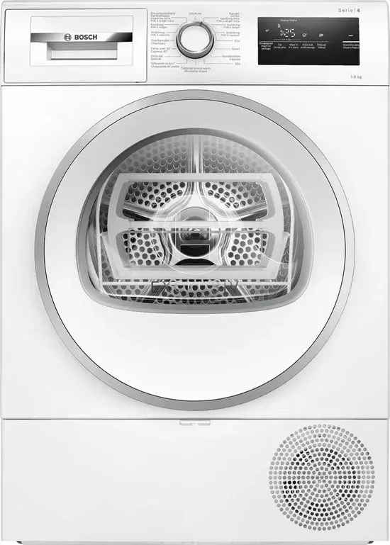 8 kg, 119kWh/100, 3:25h, 62dB, Easy Clean Filter, Auto Dry, Wit 8 kg, 119kwh/100, 3:25h, 62db, easy clean filter, auto dry, wit