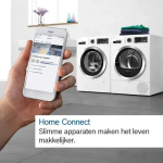 9 kg, 112 L, 850 W, 220-240 V, 50-60 Hz, 10 A, 79 kWh, 1.45 m, Condensatie, Rechts, LED, Roestvrij staal, Glazen venster, Draaiknop/Touch, Home Connect, 4:25, 57 dB, R290, 1-24 uur, Wit, 842 x 598 x 627 mm, 53.8 kg