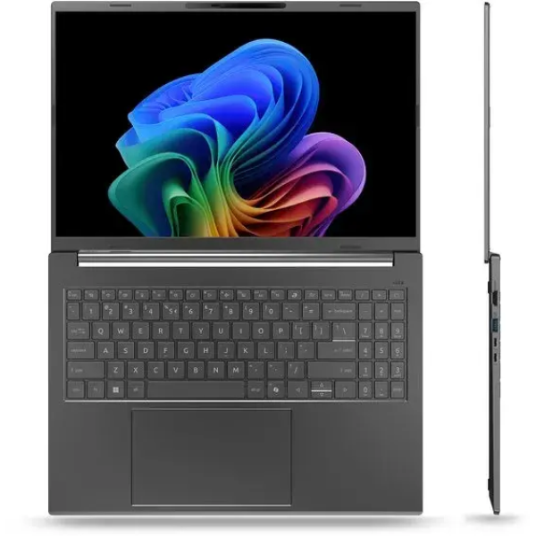 "Acer Aspire 16 AI A16-61M-R2FT Copilot+ PC AMD Ryzen AI 5 340 Laptop 40,6 cm (16"") WUXGA 16 GB LPDDR5x-SDRAM 1 TB SSD Wi-Fi 6E (802.11ax) Windows 11 Home Grijs"
