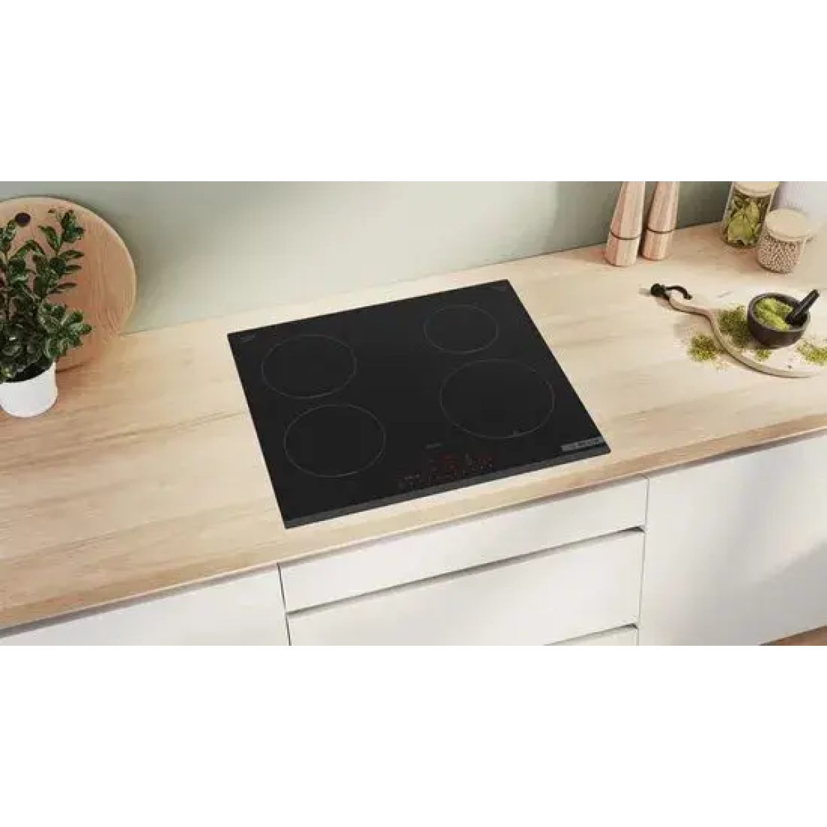 bosch pie631hc1m kookplaat zwart ingebouwd 60 cm inductiekookplaat zones 4 zone(s)