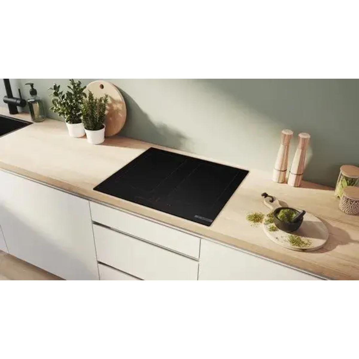 bosch pvq61chb1e kookplaat zwart ingebouwd 59.2 cm inductiekookplaat zones 4 zone(s)