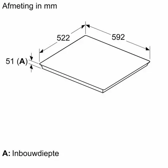 Bosch PVQ61CHB1E kookplaat Zwart Ingebouwd 59.2 cm Inductiekookplaat zones 4 zone(s) bosch pvq61chb1e kookplaat zwart ingebouwd 59.2 cm inductiekookplaat zones 4 zone(s)
