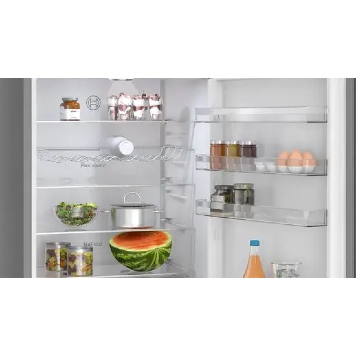 bosch serie 4 kgn49ocaf koel-vriescombinatie vrijstaand 440 l antraciet