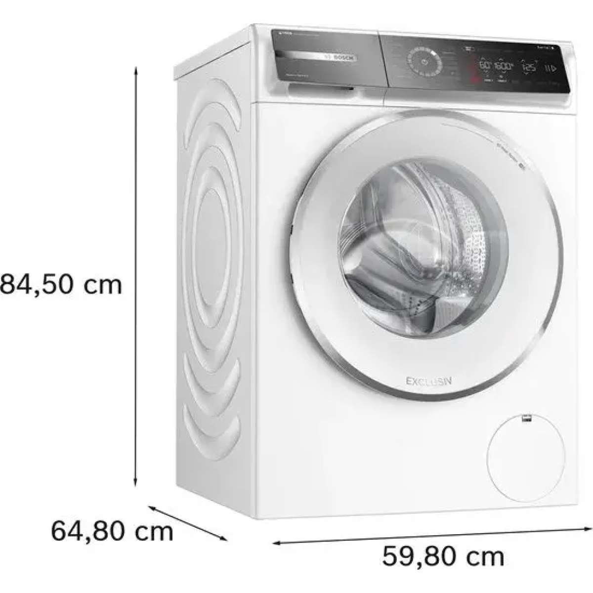 bosch serie 8 wgb266a9fg wasmachine voorlader 11 kg 1600 rpm wit