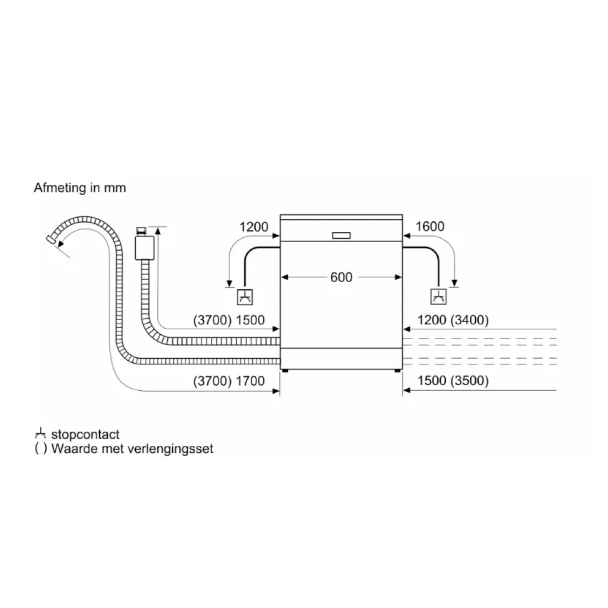 siemens sn23ew03le iq300 vrijstaand vaatwasser 60cm wit - afbeelding 13