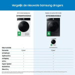 Samsung DV9UDG52A0ABEN - Wasdroger 9 kg | OptimalDry | AI Control | Hygiene Care | SmartThings | WIFI