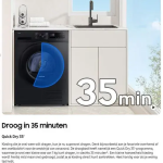 Samsung DV9UDG52A0ABEN - Wasdroger 9 kg | OptimalDry | AI Control | Hygiene Care | SmartThings | WIFI