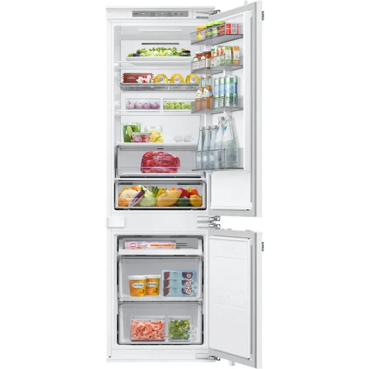 samsung | inbouw koelkast met diepvries brb80f30aef0ef