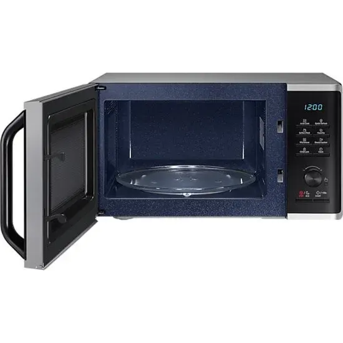 samsung ms23b3515as/en - solo-magnetron - 800w - zilver - quick defrost