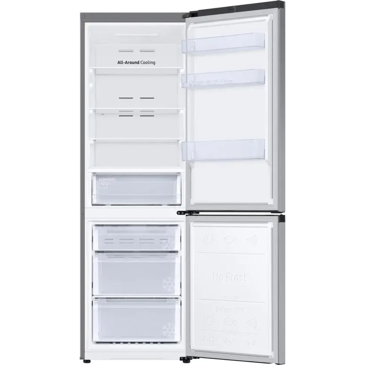 samsung rb34c600csa - koelvriescombinatie - zilver