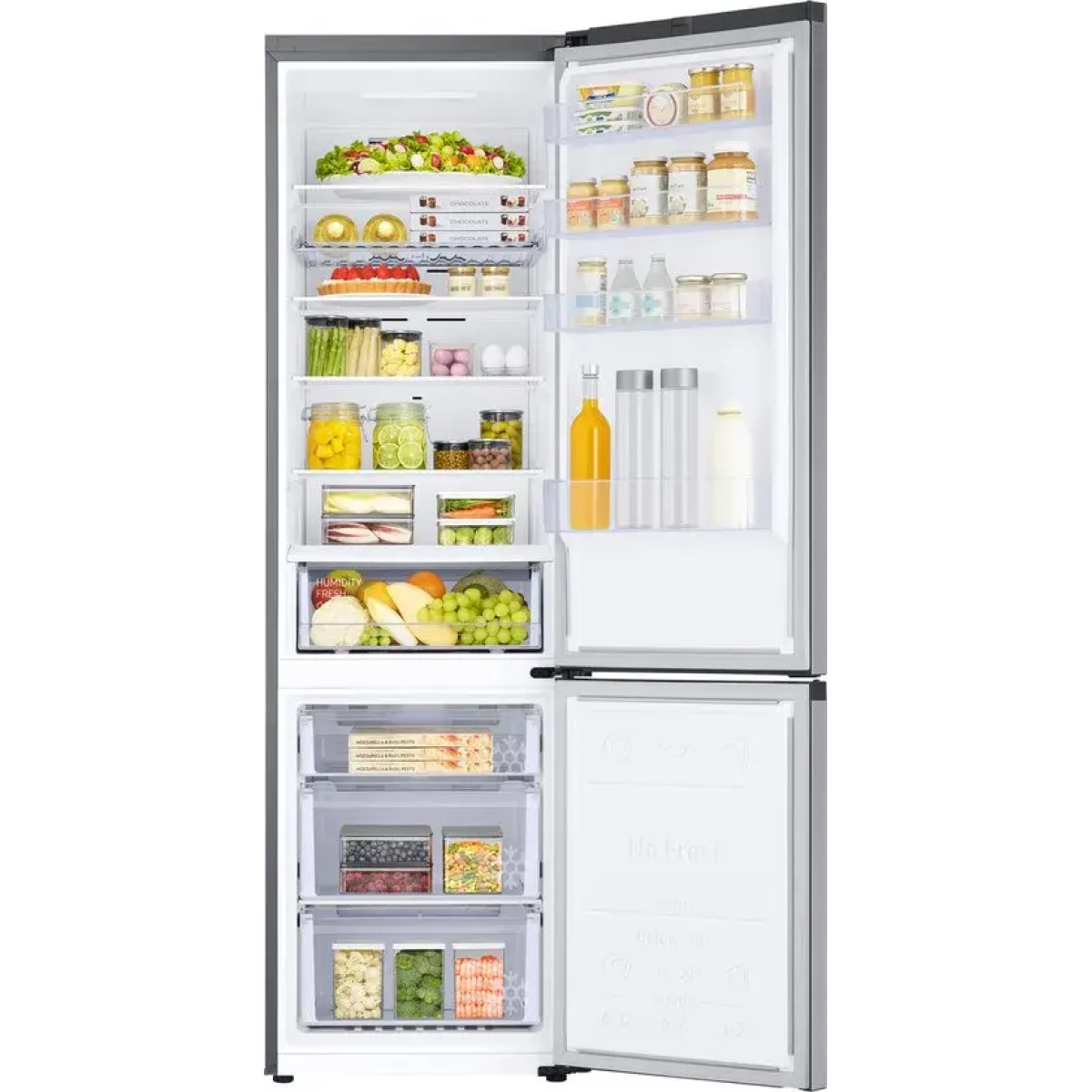 samsung rb38c602dsa/ef - koel-vriescombinatie - met wi-fi