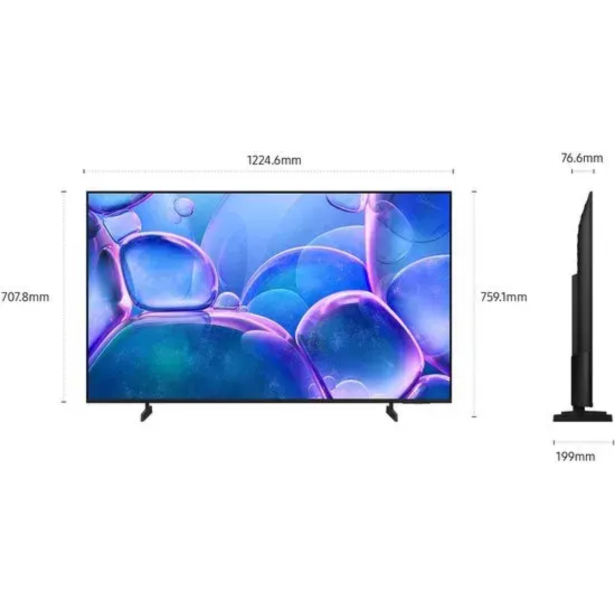 samsung ue55u7000fu - 55 inch - 4k led - 2025 - buitenlands model