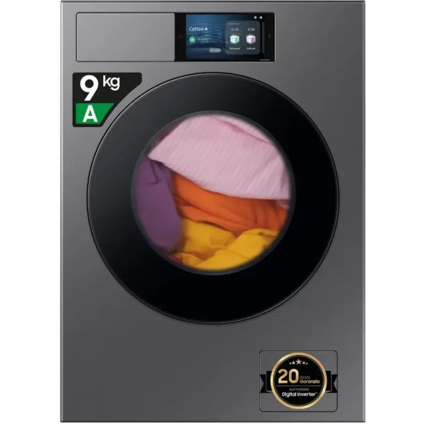 Samsung WF90F09C4SU3 wasmachine Voorlader 9 kg 1400 RPM Zilver