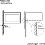 Siemens BE555LMB1 - iQ500 - Inbouwmagnetron - 59x38 cm - 25 l - Zwart - Eenvoudig te reinigen met hydrolyse