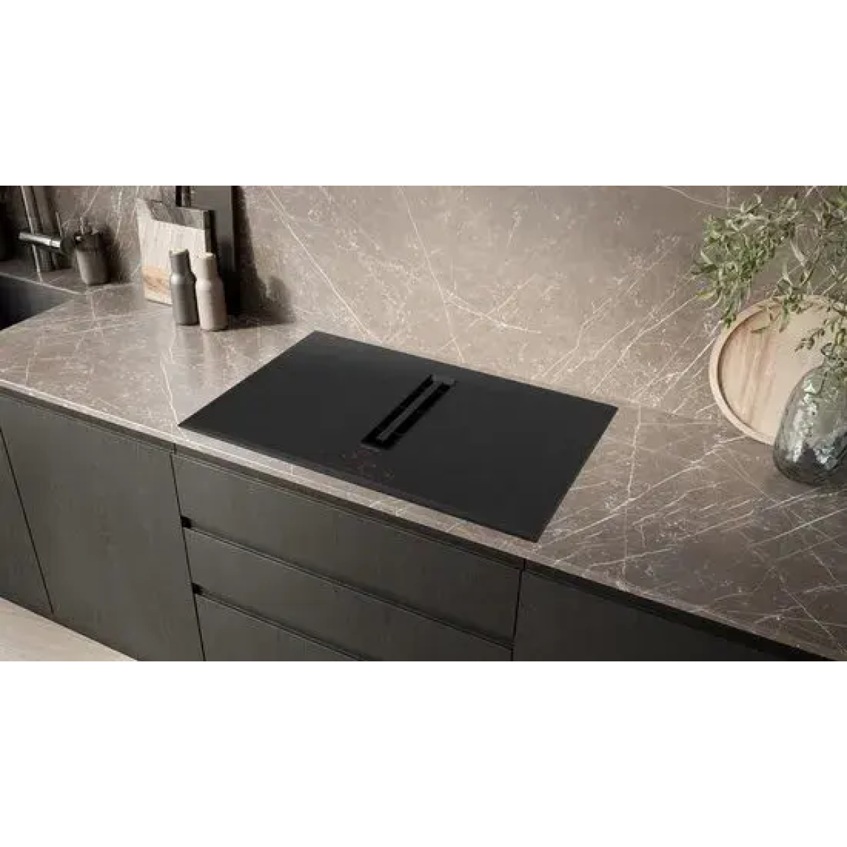 siemens iq500 ed851hq26m kookplaat zwart ingebouwd 80 cm inductiekookplaat zones 4 zone(s) inbouw afzuigkap
