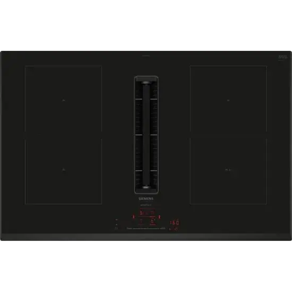 siemens iq500 ed851hq26m kookplaat zwart ingebouwd 80 cm inductiekookplaat zones 4 zone(s) inbouw afzuigkap