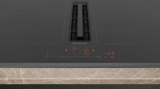 Siemens iQ500 ED851HQ26M kookplaat Zwart Ingebouwd 80 cm Inductiekookplaat zones 4 zone(s) Inbouw afzuigkap siemens iq500 ed851hq26m kookplaat zwart ingebouwd 80 cm inductiekookplaat zones 4 zone(s) inbouw afzuigkap