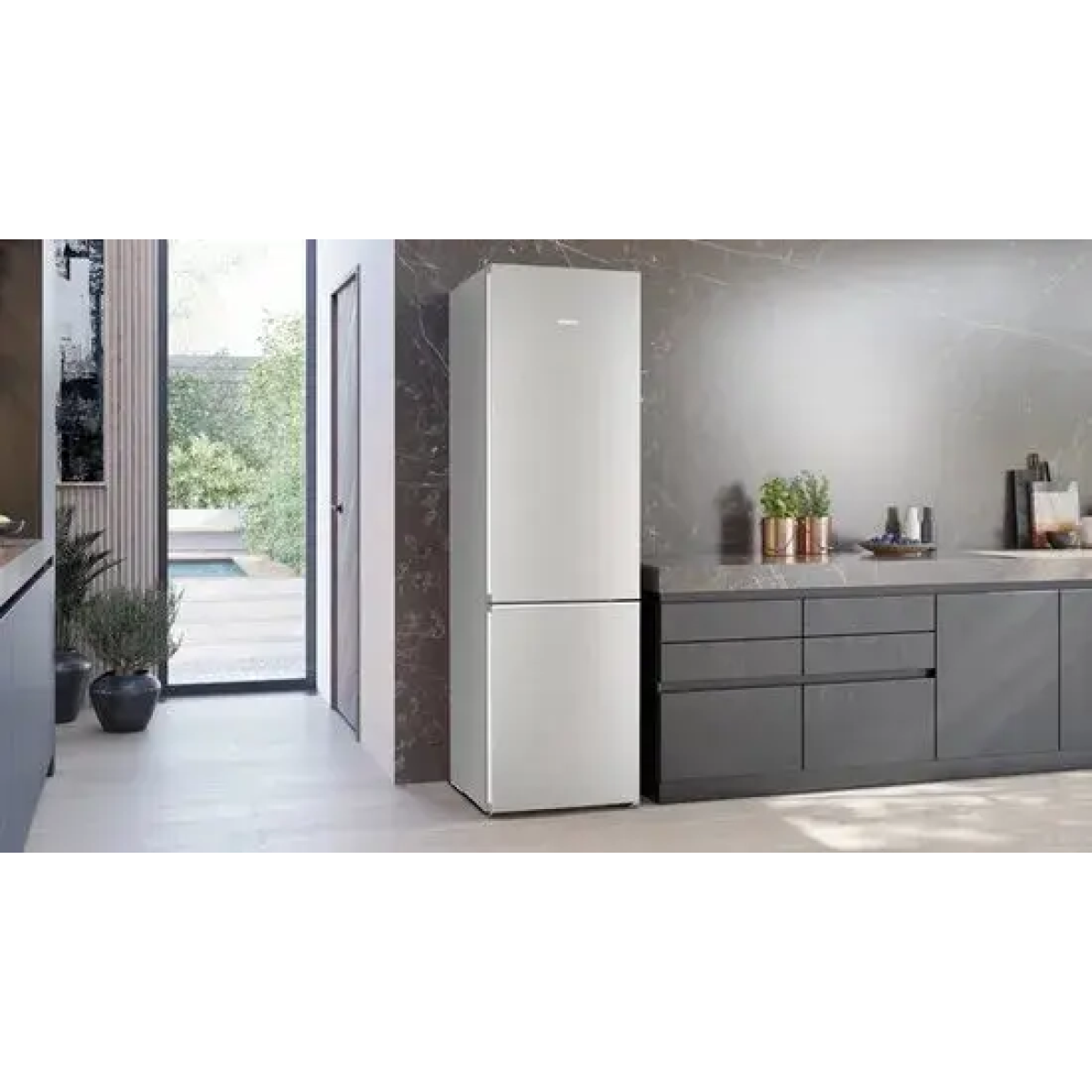 siemens iq500 kg39neiaf koel-vriescombinatie vrijstaand 363 l a geborsteld staal