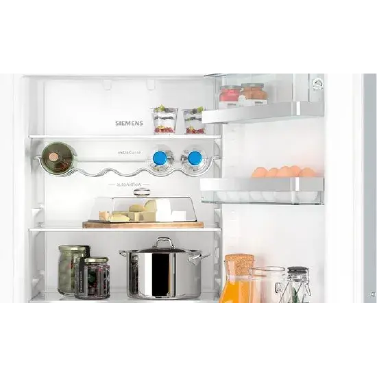 siemens iq500 ki86nedd0 koel-vriescombinatie ingebouwd 260 l wit