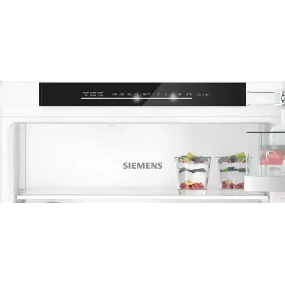 siemens iq500 ki86nedd0 koel-vriescombinatie ingebouwd 260 l wit