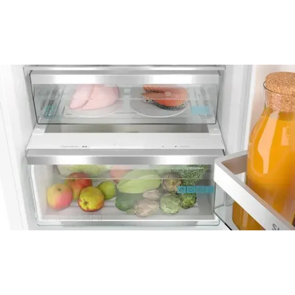 siemens iq500 ki86nedd0 koel-vriescombinatie ingebouwd 260 l wit