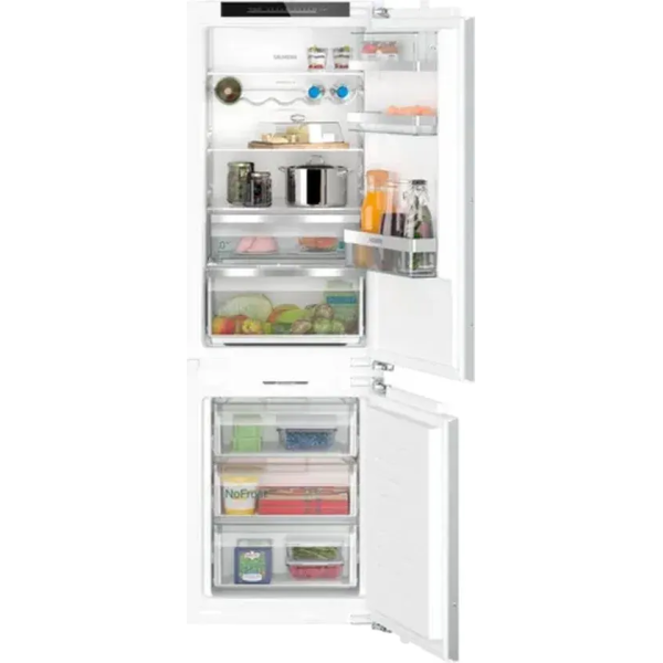siemens iq500 ki86nedd0 koel-vriescombinatie ingebouwd 260 l wit