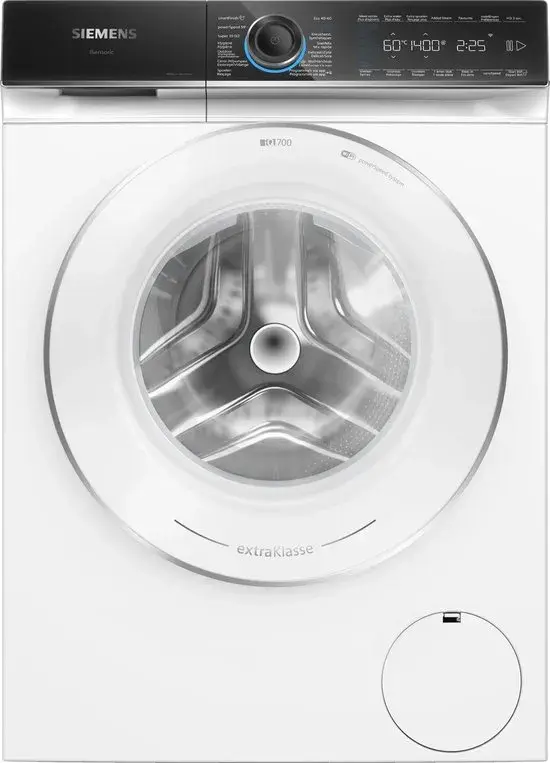 Siemens iQ500 WG56H2A9FG wasmachine Voorlader 10 kg 1580 RPM Wit siemens iq500 wg56h2a9fg wasmachine voorlader 10 kg 1580 rpm wit