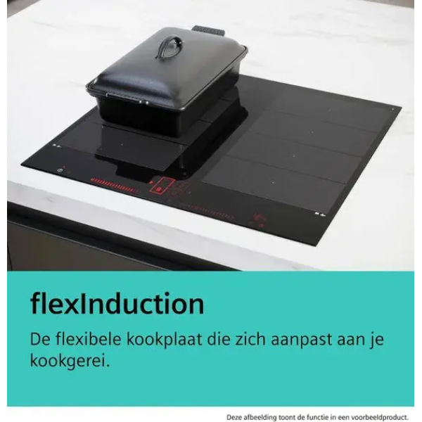 Siemens iQ700 EX651HEC1M kookplaat Zwart Ingebouwd 60 cm Inductiekookplaat zones 4 zone(s)