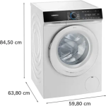 Siemens iQ700 WG56B20SFG wasmachine Voorlader 10 kg 1600 RPM Wit