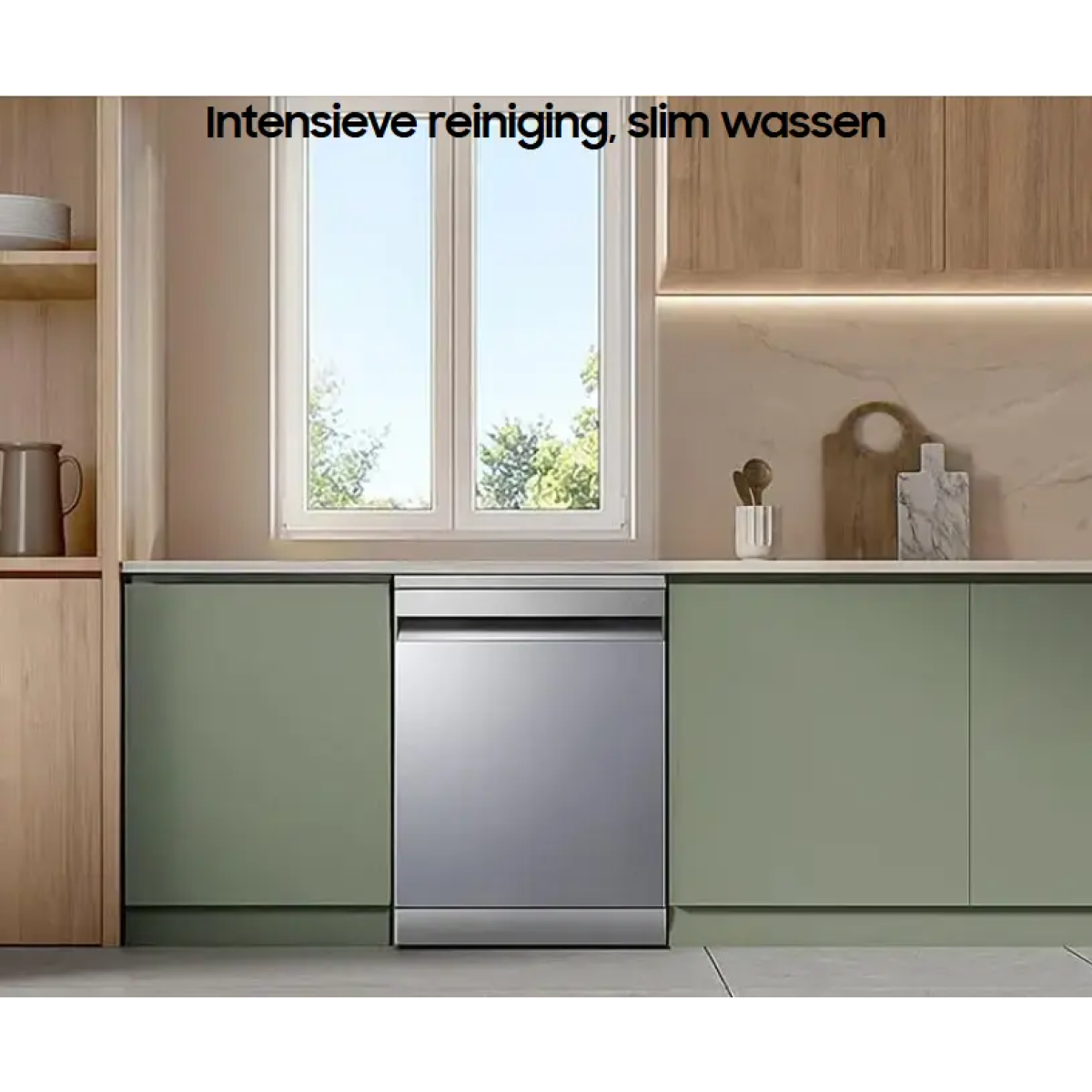 samsung dw70h73ycfr vrijstaand vaatwasser 60cm inox grijs energielabel c 14 couverts - afbeelding 3
