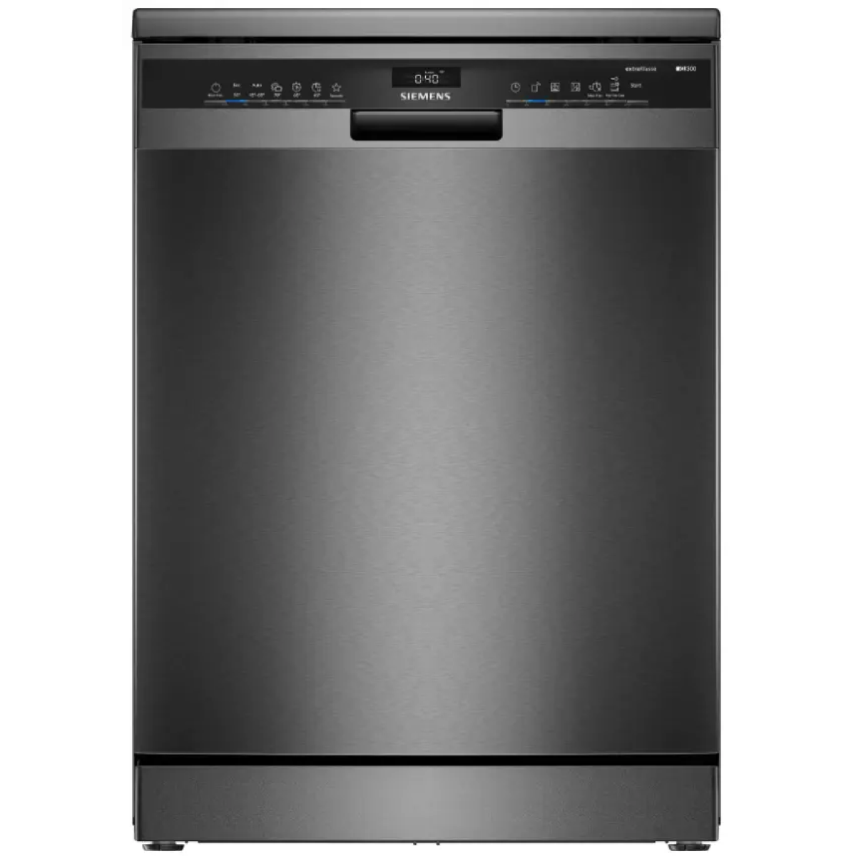 siemens sn23ec05me iq300 vrijstaand vaatwasser 60cm - anti vingerafdrukstaal geborsteld zwart - b - afbeelding 2