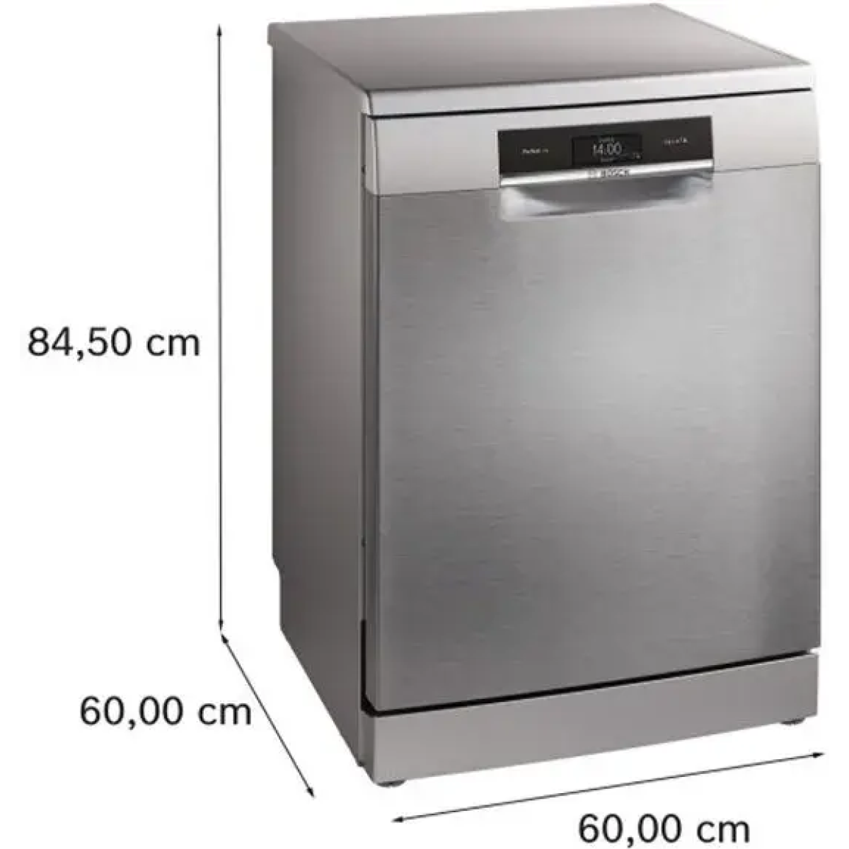 bosch sms25gi09f – vrijstaande vaatwasser - silenceplus– rvs – extradry – aquastop – eco-pr. - varioflex-korven - e label