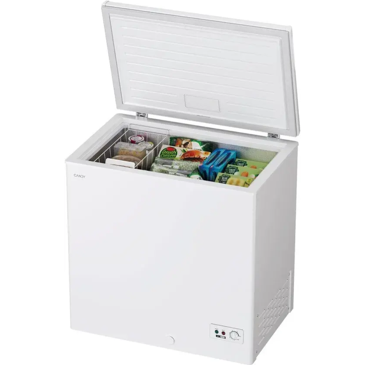 candy artico cchh 200e vrieskist – 200 liter – energiezuinig – wit – stil