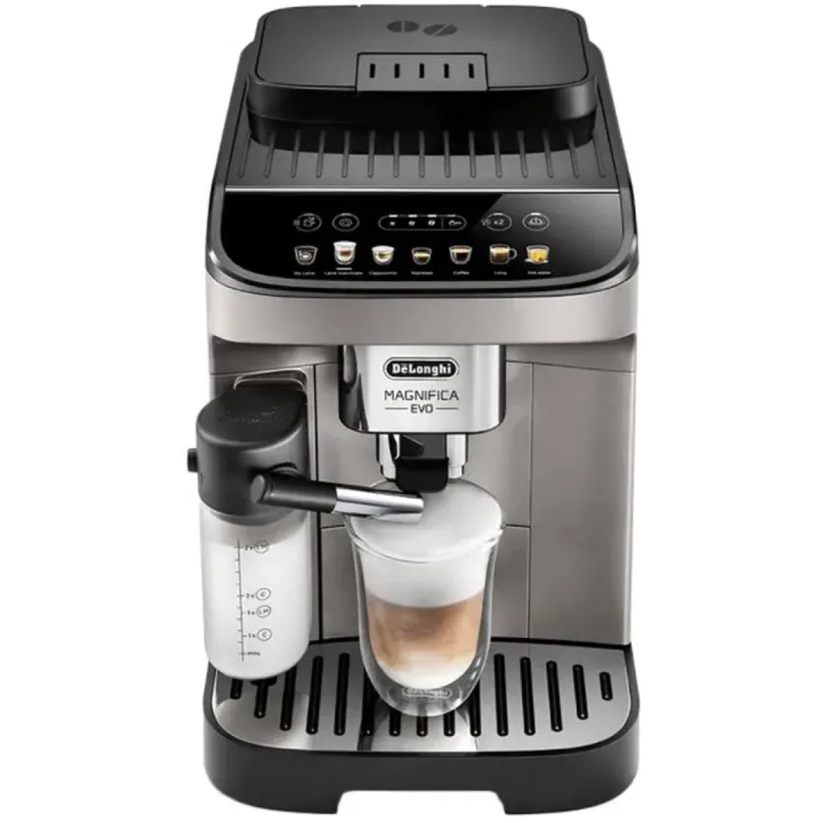 de'longhi ecam290.81.tb magnifica evo - volautomatische espressomachine - titanium black