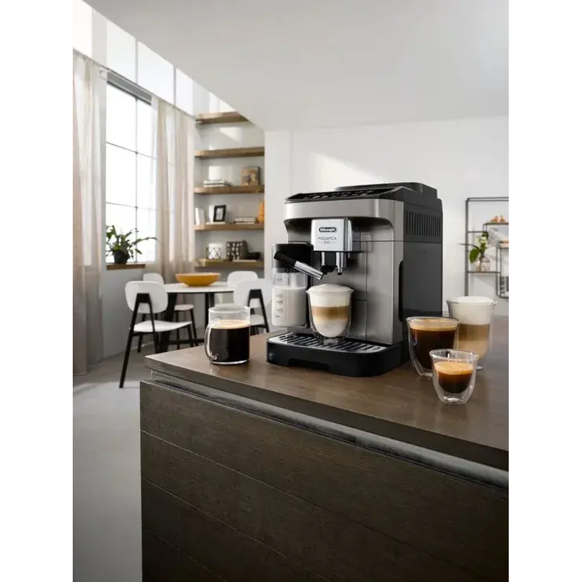 de'longhi ecam290.81.tb magnifica evo - volautomatische espressomachine - titanium black