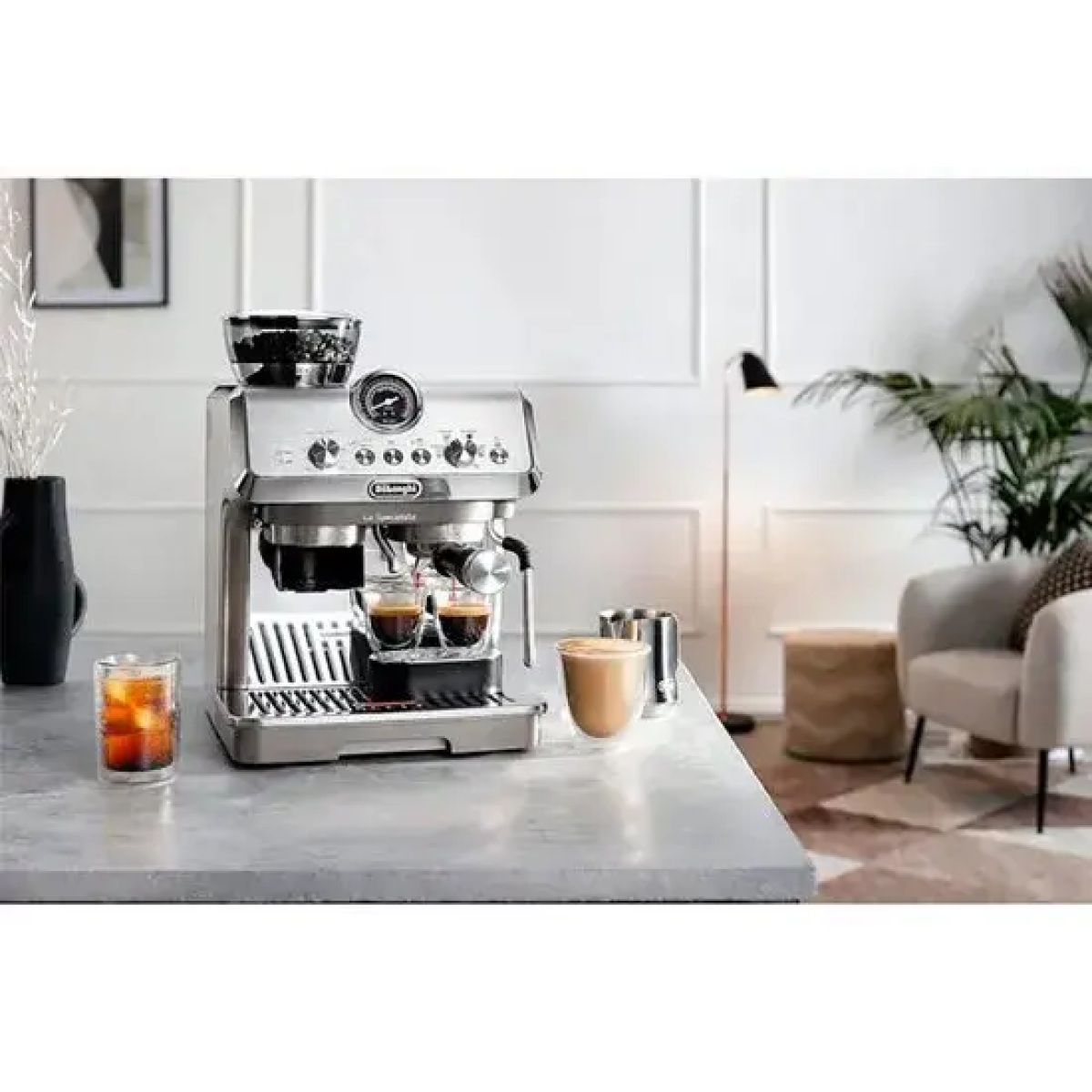 de'longhi la specialista arte evo ec9255.m - pistonmachine met bonenmaler - cold brew - grijs