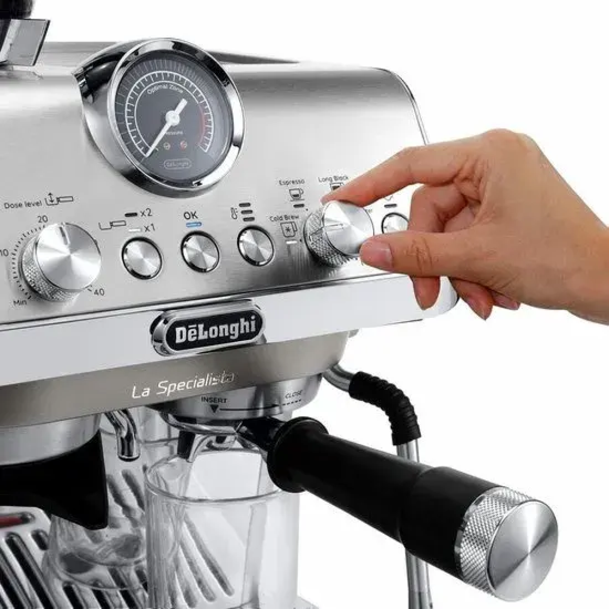 de'longhi la specialista arte evo ec9255.m - pistonmachine met bonenmaler - cold brew - grijs