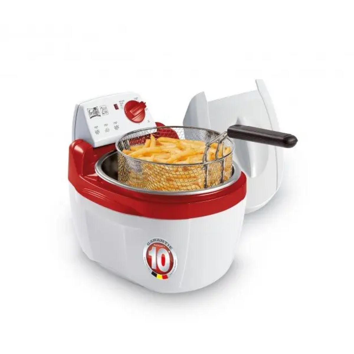fritel turbo sf 4200 - frituurpan/friteuse 3l + 2000w - ook voor vast vet - afbeelding 2