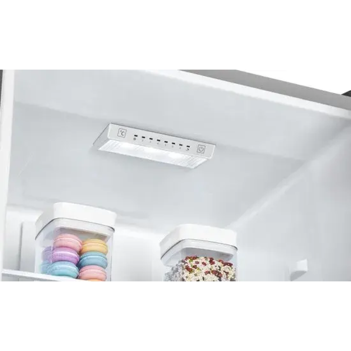 hisense rb3n300neca - rvs - vrijstaande koel-vriescombinatie - 186 cm hoog - 304 liter - energielabel a - geluidsniveau 35 db - led display - fastfreeze - deuralarm - interverter compressor - vakantiemodus