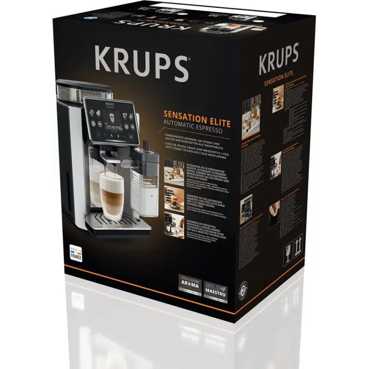 krups sensation elite hot & cold ea918g volautomatische koffiemachine