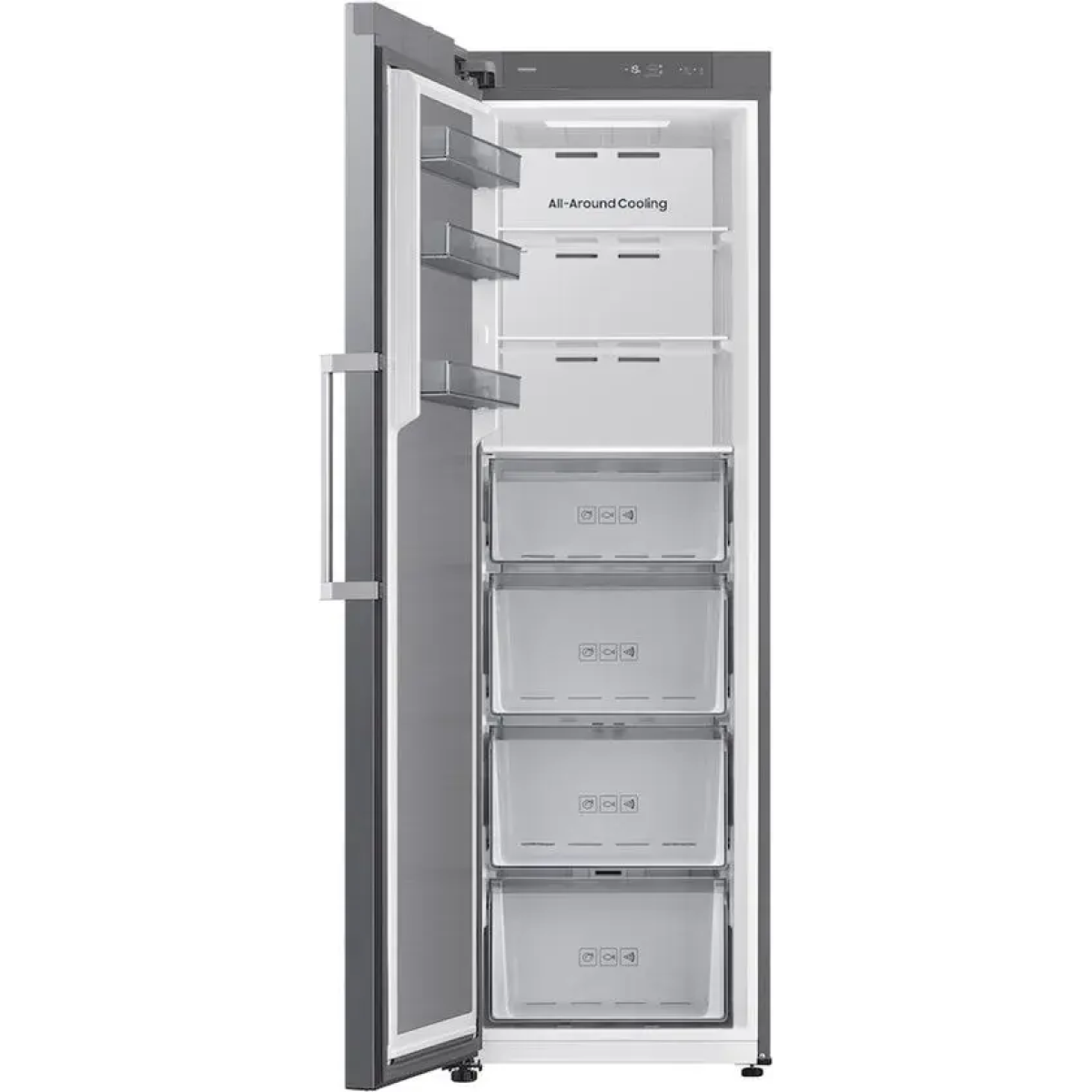 samsung rz70h32ketef 1-deurs vriezer smart conversion 323l 4 in 1 ( freezer, soft freeze, cold en fridge )