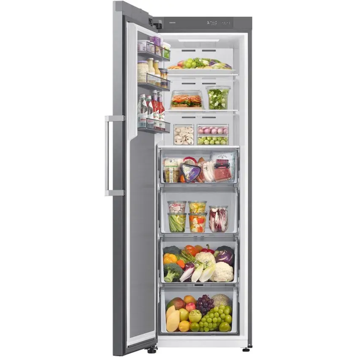 samsung rz70h32ketef 1-deurs vriezer smart conversion 323l 4 in 1 ( freezer, soft freeze, cold en fridge )