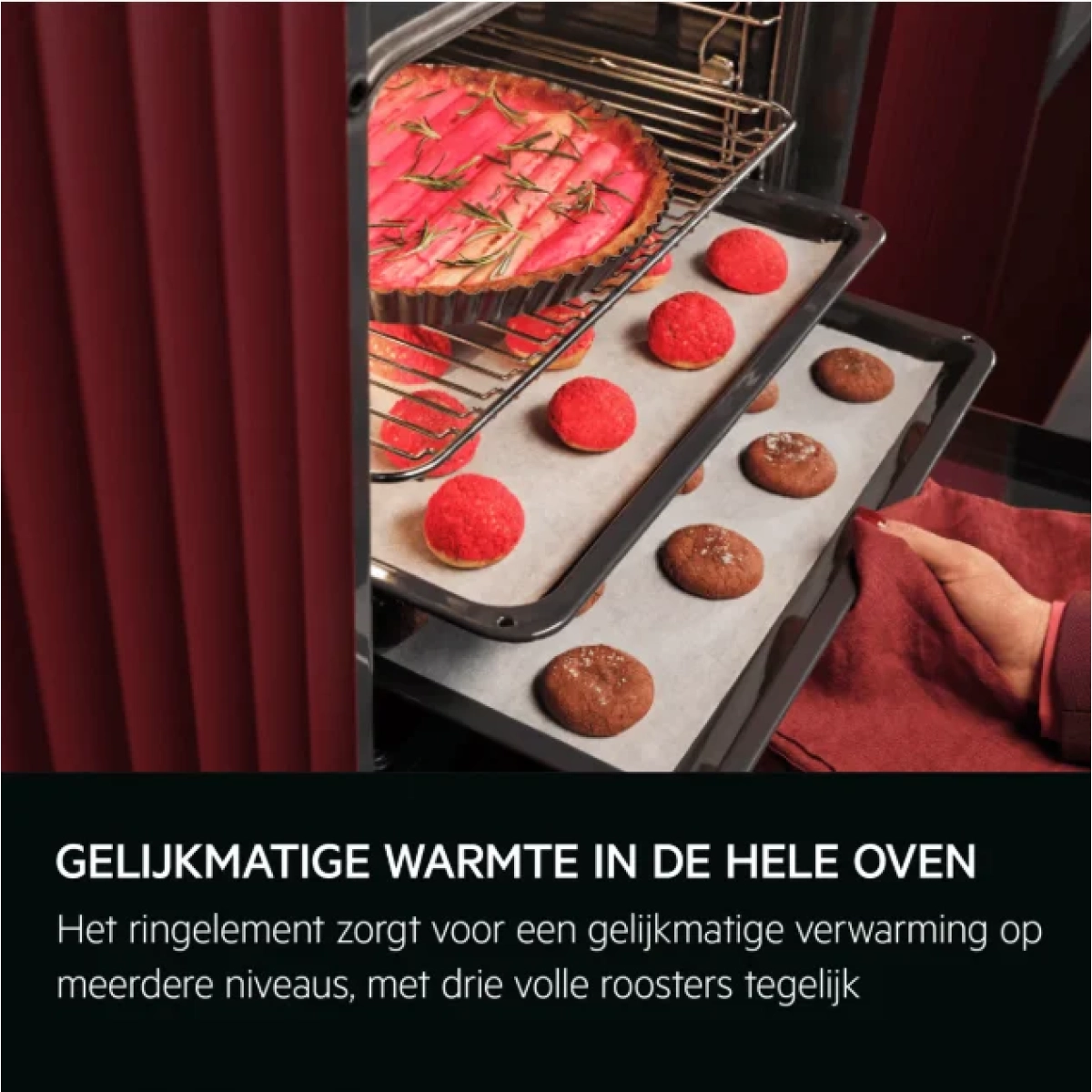 aeg tu5pb40sm 5000 series surroundcook - heteluchtoven - pyrolische reiniging - 72l - afbeelding 6