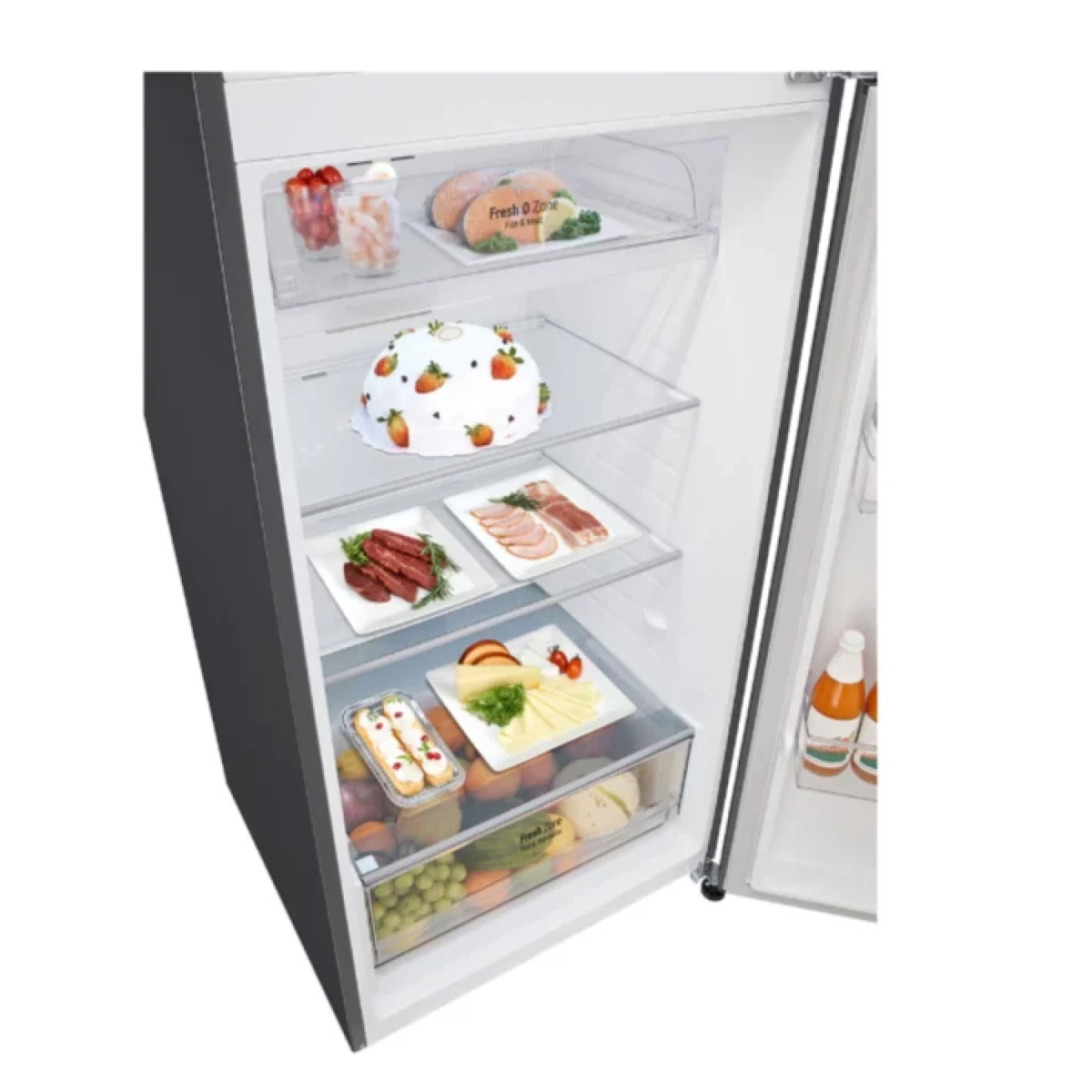 lg gtfv44pybkd combinatie koelkast nofrost - 459l- e - afbeelding 8