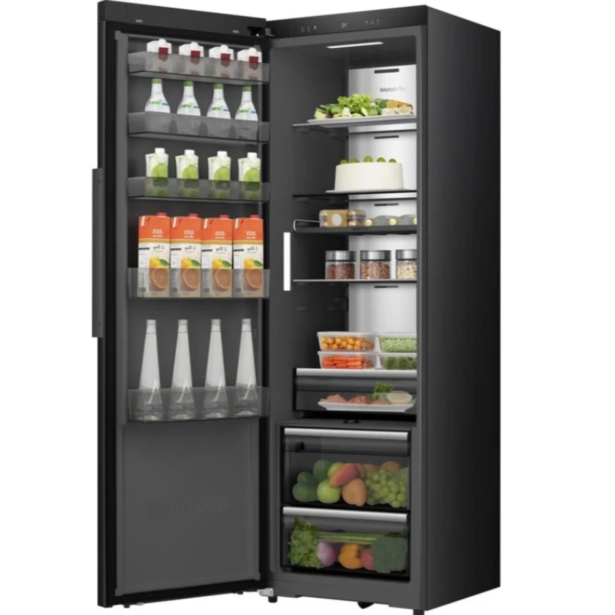 hisense rl5k370gsfc vrijstaand 1 deur koelkast - nofrost c 372l zwart - afbeelding 7