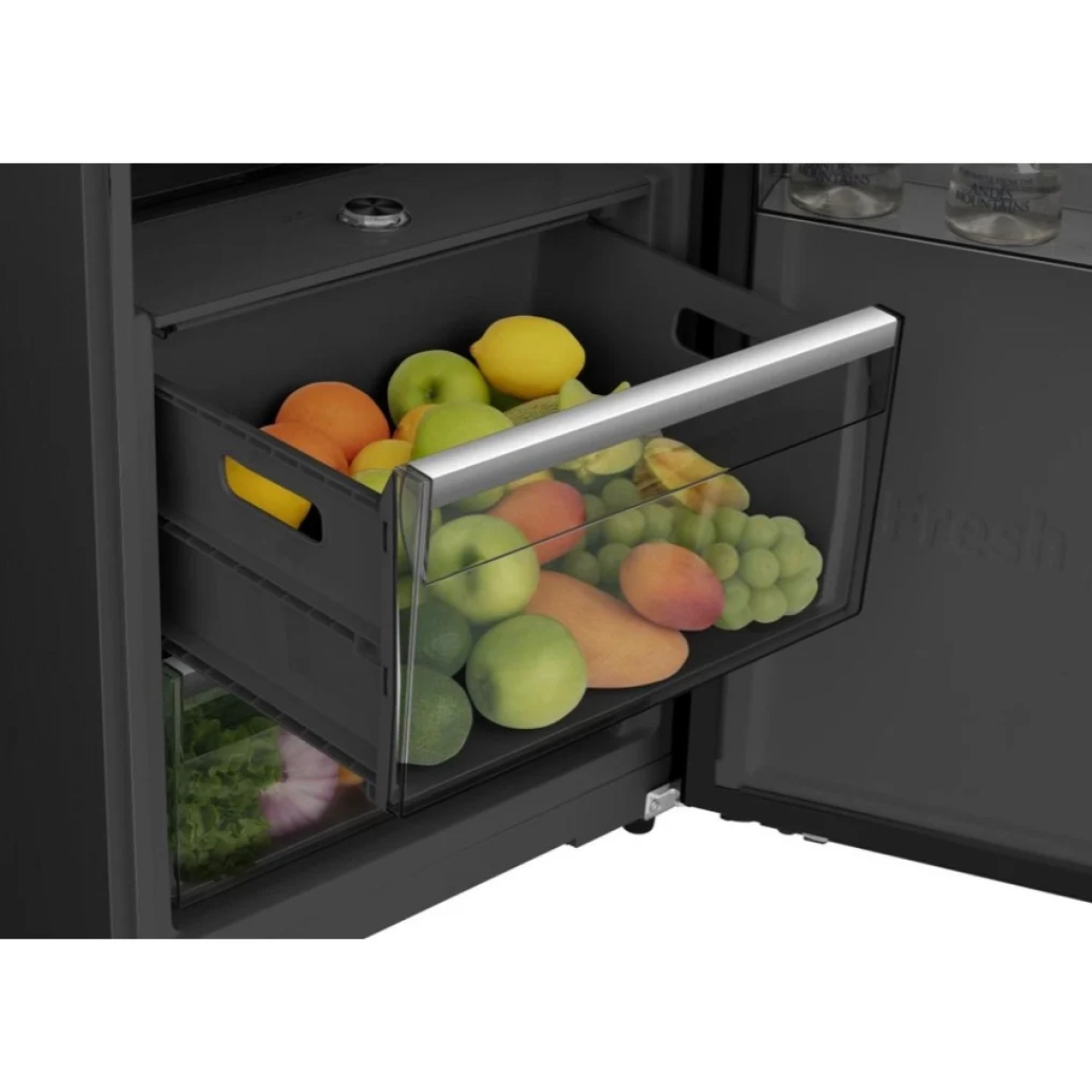 hisense rl5k370gsfc vrijstaand 1 deur koelkast - nofrost c 372l zwart - afbeelding 8